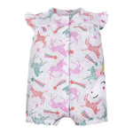Romper multi color unicorn