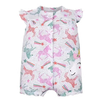 Romper multi color unicorn