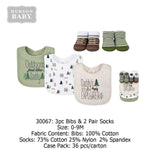 baby Boy Bibs and Socks 5 Pcs Set Daddy's little EXPLORER