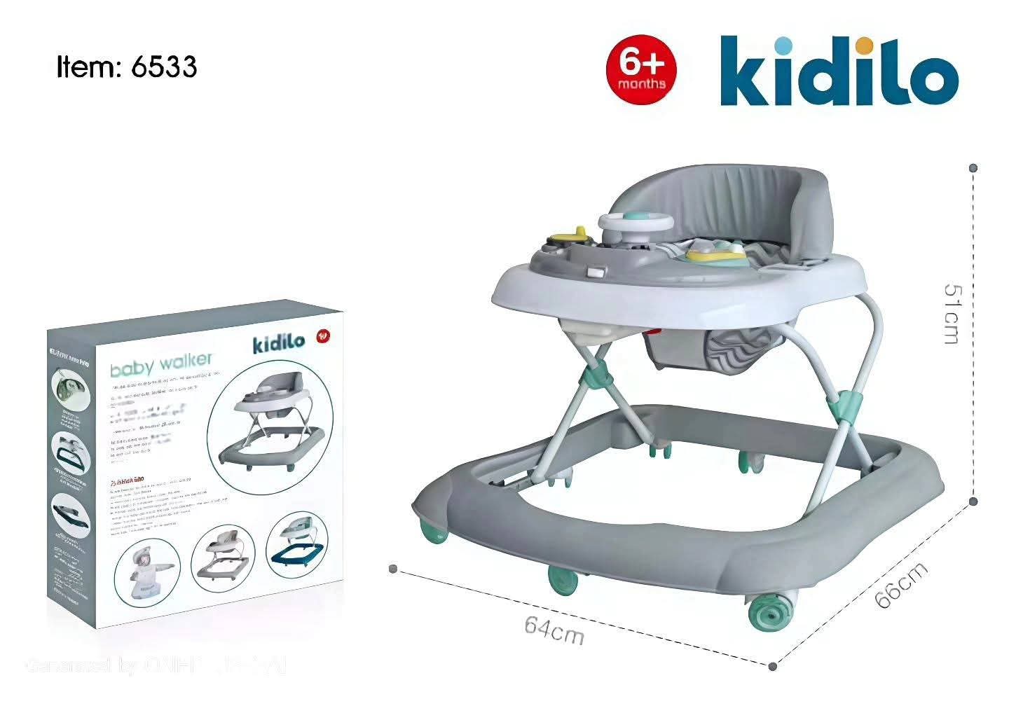 Kidilo march baby gray