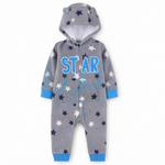 hooded overall  gray star