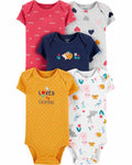Baby GIRL Cotton Bodysuits multicolor