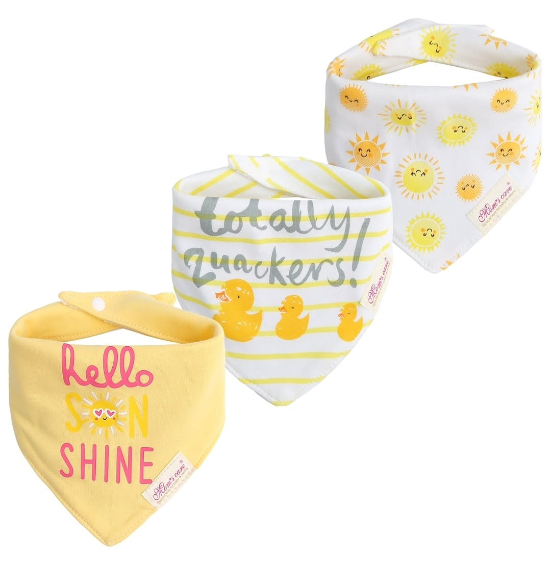 Mom's Care Bibs 3pcs hello sunshine 🌞