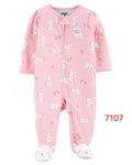overall coton Rabbit Pink