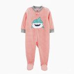 overall coton Orange Shark