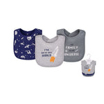3 Bibs cotton l'M out of this world