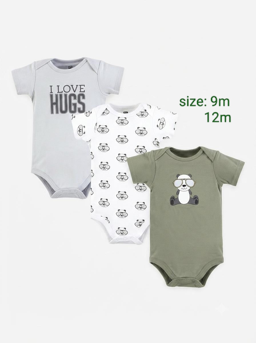 Baby Boy Cotton Bodysuits llove hugs