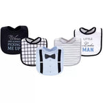 5 Bibs Cotton LITTLE ladies MAN
