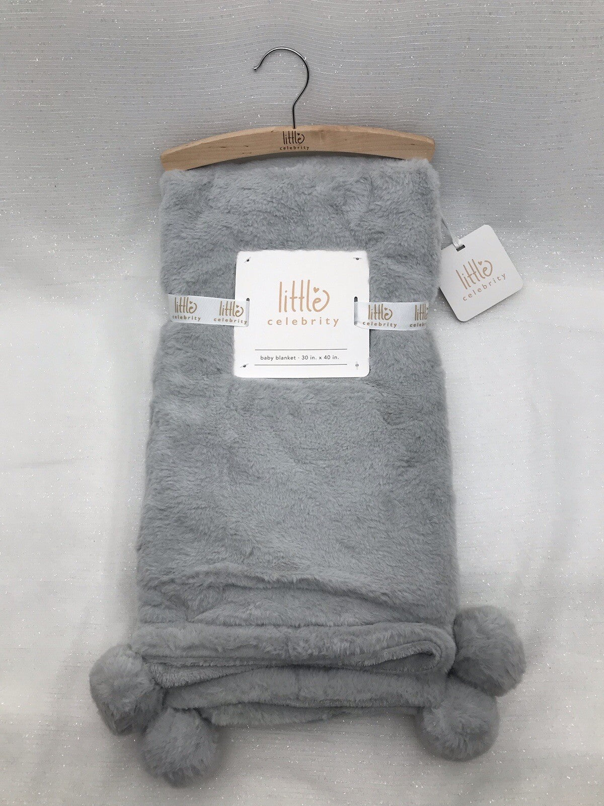 winter blanket little celebrity gray
