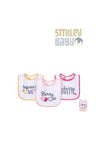 3Pcs Interlock Bibs berry cute