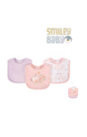 3 Bibs cotton Set  unicorn dream