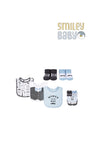 baby Boy Bibs and Socks 5 Pcs Set mama's little man