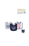 3Pcs Interlock Bibs  best baby in the universe