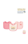 3 Bibs cotton Set  classy & sassy