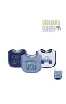 3Pcs Interlock Bibs daddy little helper