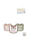 3Pcs Interlock Bibs beary adventure