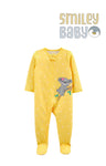 overall coton yellow koala
