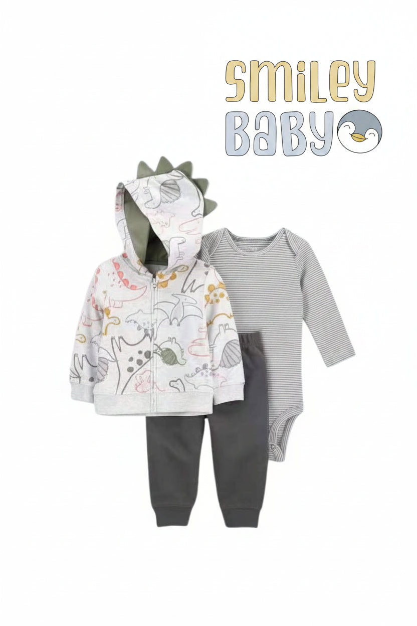 boys Tracksuit gray dinosaur