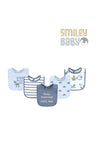 5 Bibs Cotton Pack daddy's handsome little man