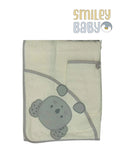 Baby Hooded Towel with loofah  bear