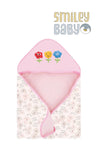 Girls Swaddles pink flowers