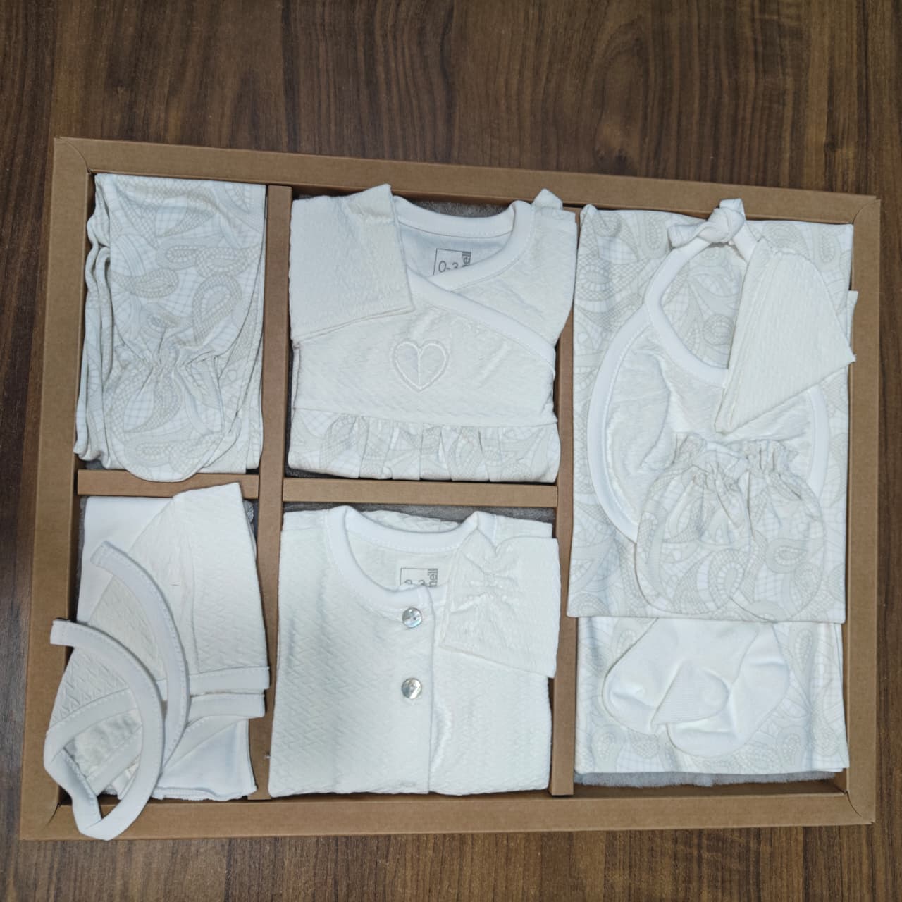 Hospital Set 10 pcs white and gray